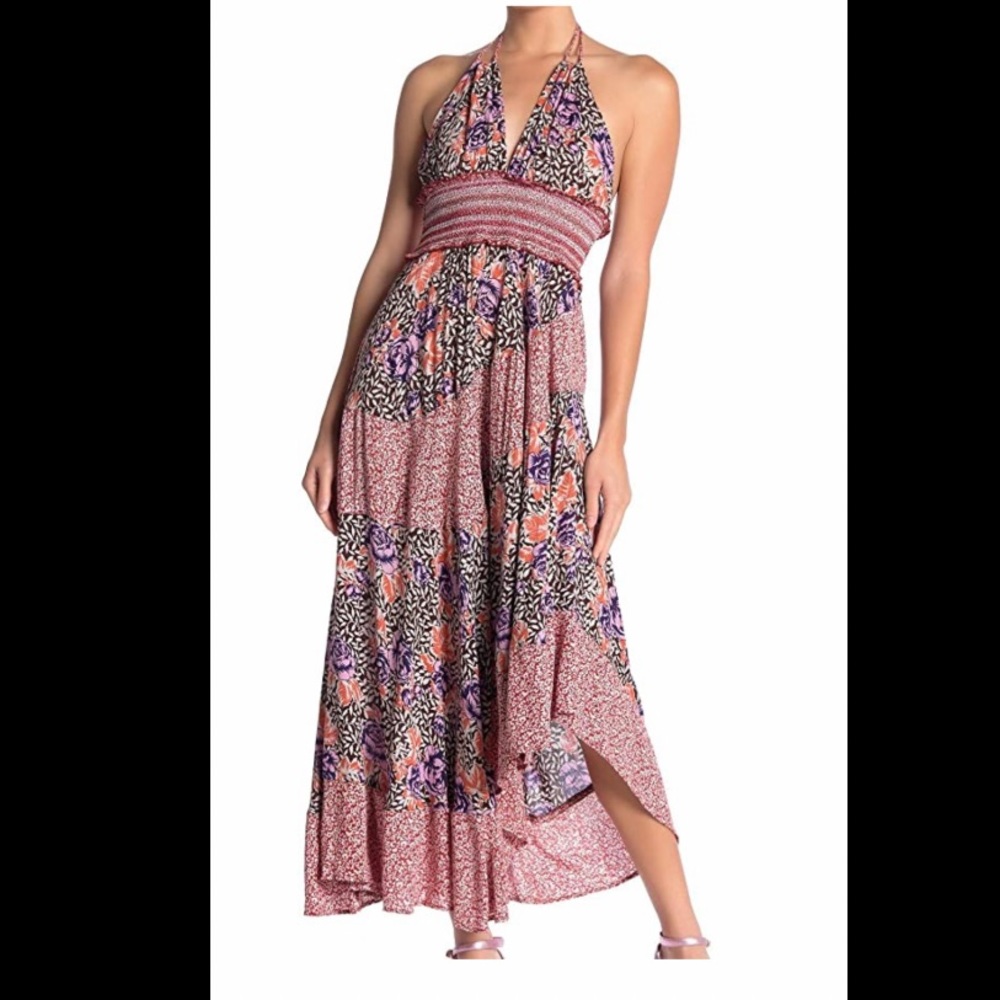 NWT Free People Gabriela halter dress